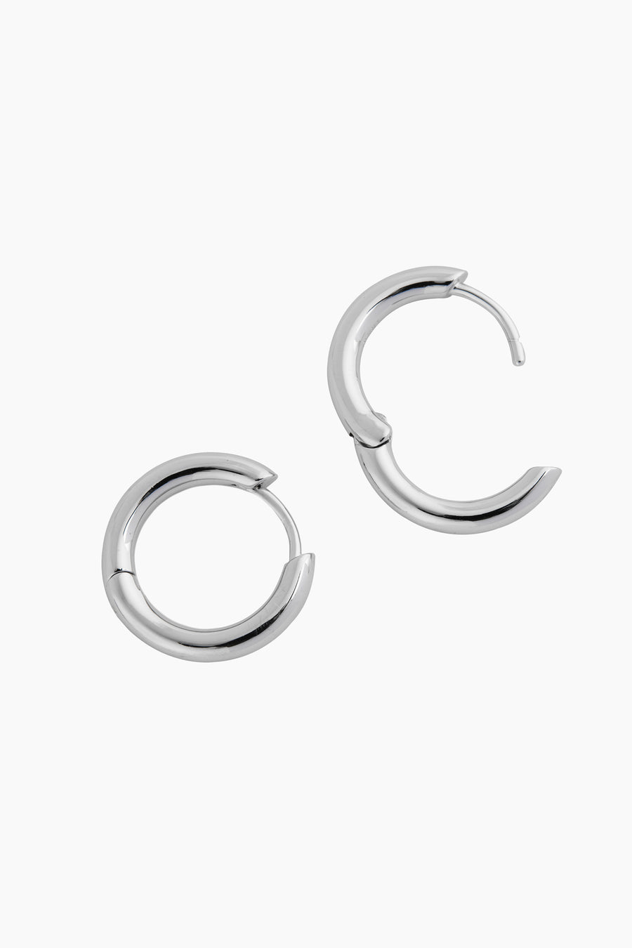 15mm Stainless Steel Hoop Earrings